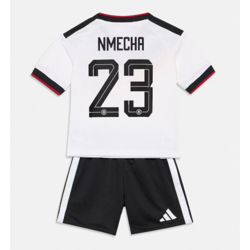 Stroje piłkarskie Niemcy Felix Nmecha #23 Koszulka Podstawowej dla dzieci MŚ 2026 Krótki Rękaw (+ szorty)